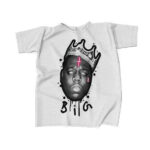 Notorious B.I.G. Crowned Head Cut-Out Design Tees
