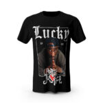 Poetic Justice 2Pac Lucky Cool Black T-Shirt