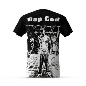 Rap God Eminem Drawing Artwork T-Shirt