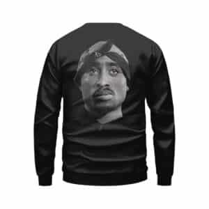 Rap Icon 2Pac Shakur Realistic Head Sweatshirt