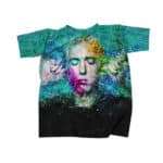 Rap Icon Eminem Abstract Oil Pastel Art Shirt