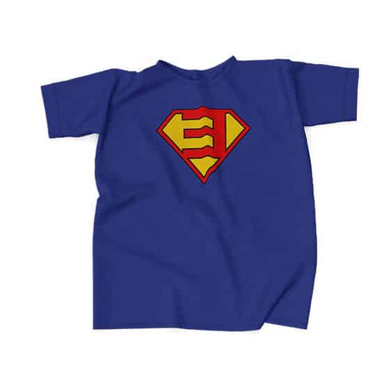 Rap Icon Eminem Superman Logo Awesome Tees