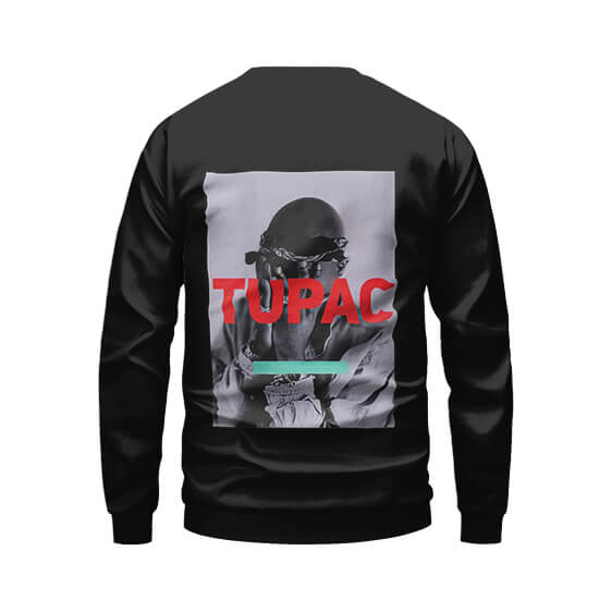 Rap Icon Tupac Amaru Portrait Artwork Sweatshirt