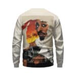Rap Icon Tupac Makaveli Sunset Art Sweatshirt