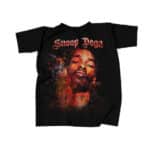 Snoop Dogg Disintegration Effect Art Black Shirt