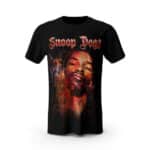 Snoop Dogg Disintegration Effect Art Black Shirt