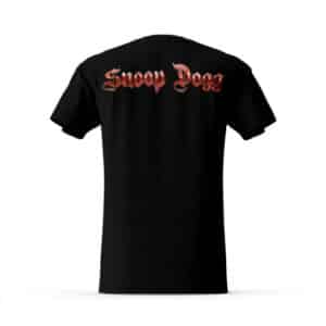 Snoop Dogg Disintegration Effect Art Black Shirt