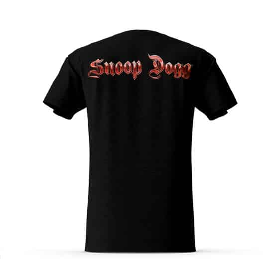Snoop Dogg Disintegration Effect Art Black Shirt
