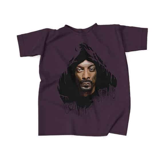 Graffiti Snoop Dogg Drip Art Purple T-Shirt