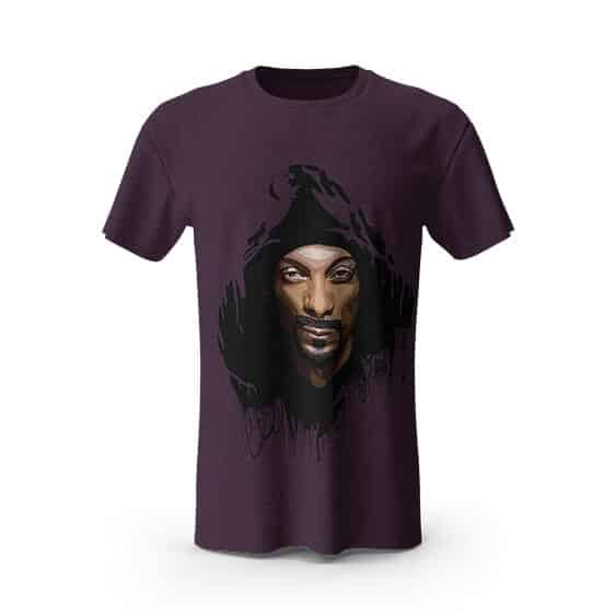 Graffiti Snoop Dogg Drip Art Purple T-Shirt