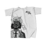 Pimp Snoop Dogg Smoking Cartoon White T-Shirt