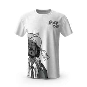 Pimp Snoop Dogg Smoking Cartoon White T-Shirt
