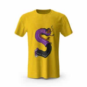 Slenderman Cartoon Snoop Dogg Yellow Shirt