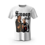 Awesome Snoop Doggy Dogg Portrait White Shirt