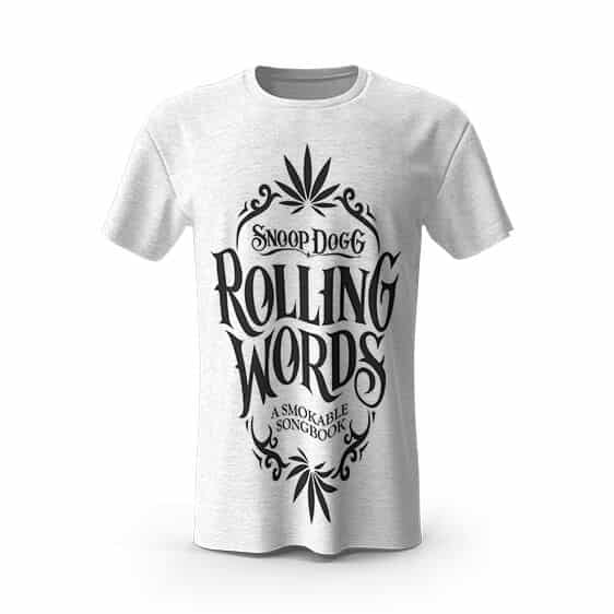Minimalistic Snoop Dogg Rolling Words T-Shirt