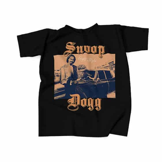 Sepia Snoop Dogg Portrait Crewneck T-Shirt