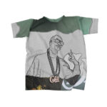 Torn Paper Artwork Snoop Dogg In Chains T-Shirt