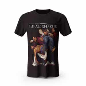 The Entombment of Tupac Painting Parody Shirt