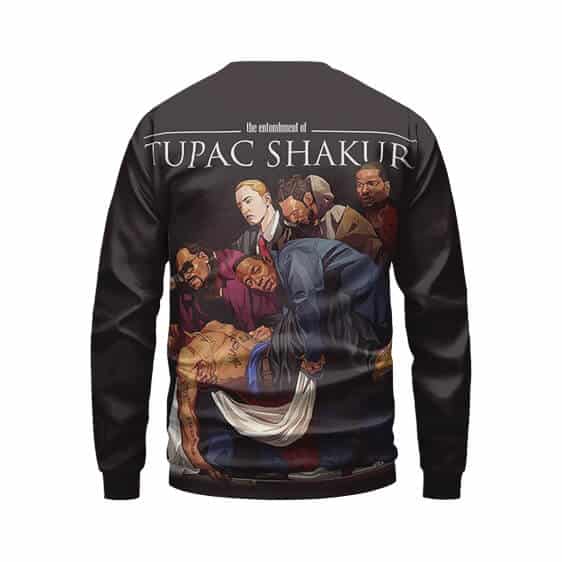 The Entombment of Tupac Painting Parody Sweater