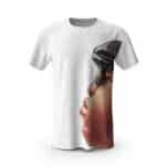 The Notorious Big Side Face Artwork White Shirt