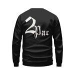 Three Faced 2Pac Makaveli Side View Art Sweater