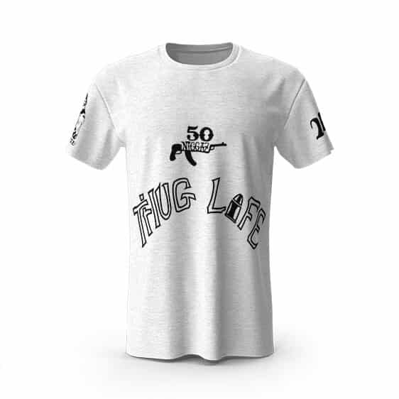 Thug Life 2Pac Shakur Body Tattoos Art T-Shirt