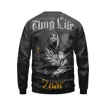 Thug Life Rapper 2Pac Shakur Art Black Sweater