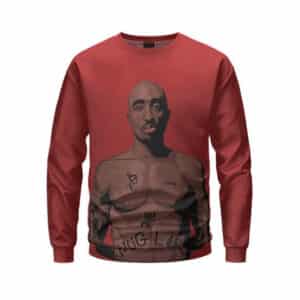 Thug Life Tupac Shakur Body Portrait Sweatshirt