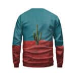 Travis La Flame Minimalistic Cactus Art Crewneck Sweater