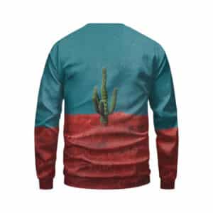 Travis La Flame Minimalistic Cactus Art Crewneck Sweater