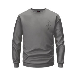 Travis Scott Astronomical Fortnite World Tour Gray Sweater