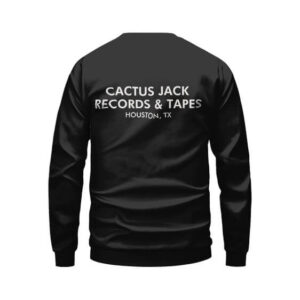 Travis Scott Cactus Jack Records Logo Black Sweater