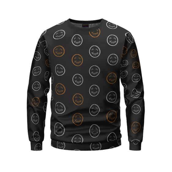 Travis Scott Cactus Jack Smiley Face Pattern Sweatshirt