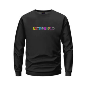 Travis Scott Colorful Astroworld Minimalist Logo Sweatshirt