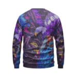 Travis Scott Gold Grillz & Eagles Trippy Art Sweatshirt
