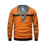 Travis Scott Over The Edge Cartoon Art Orange Sweatshirt