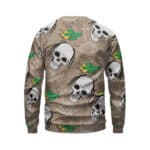 Travis Scott Skull Cactus Jack Air Jordan Pattern Sweatshirt
