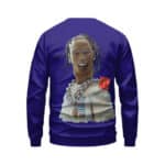 Travis Scott X McDonald's Collab Action Figure Art Sweater