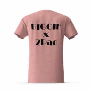 Tribute To Biggie And Tupac Caricature Pink Tees