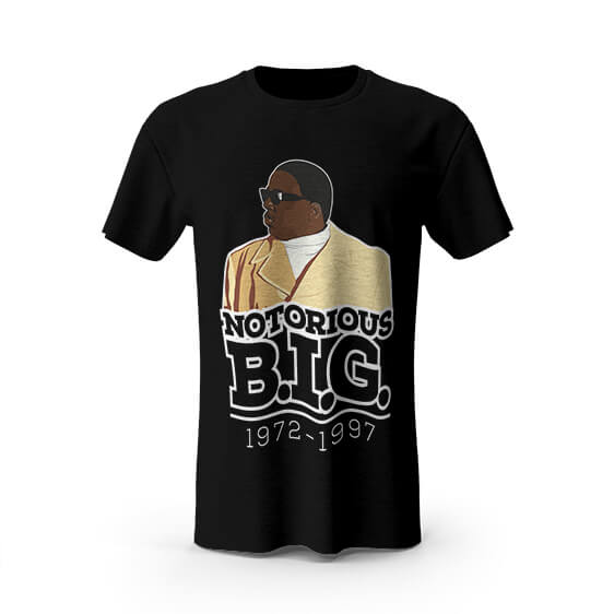 Tribute To Biggie Smalls 1972-1997 Black T-Shirt