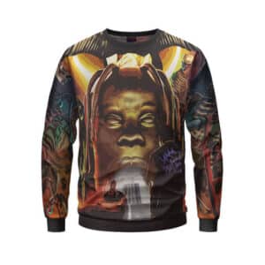 Trippy Astroworld Abstract Travis Scott Badass Sweatshirt