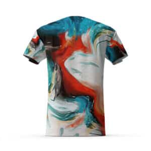 Trippy Color Art Biggie Counting Money Shirt