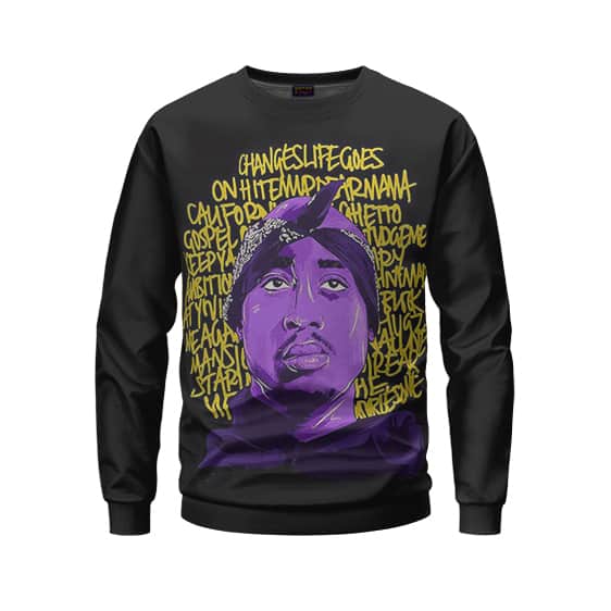 Tupac Amaru Shakur Greatest Songs Art Sweater