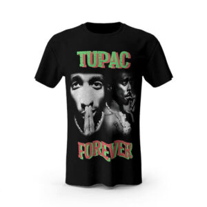 Tupac Forever Retro Vintage Glitch Art T-Shirt
