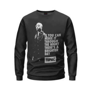 Tupac Makaveli Brighter Day Artwork Sweatshirt