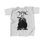 Tupac Makaveli Sitting Monochrome Art Shirt