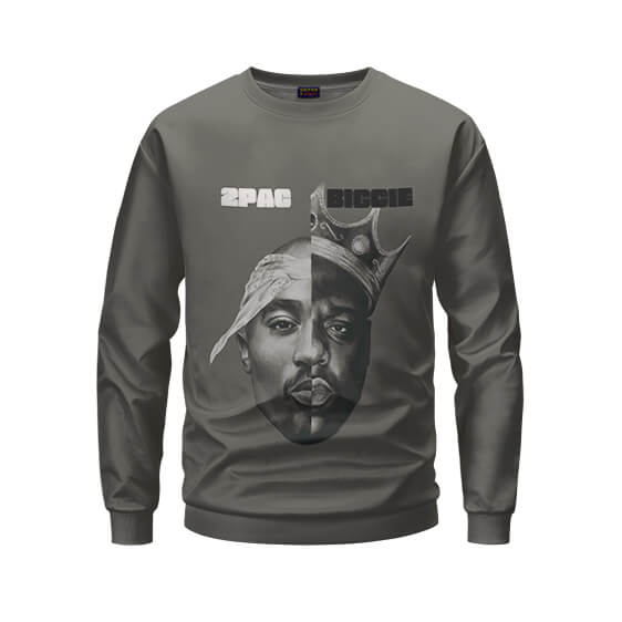 Tupac Shakur And Biggie Gangsta Art Sweatshirt