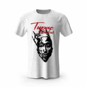 Tupac Shakur Classic Crown And Face Tees
