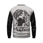 Tupac Shakur Face Silhouette Art Sweatshirt