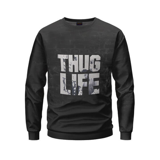 Tupac Shakur Thug Life Tribute Art Sweatshirt